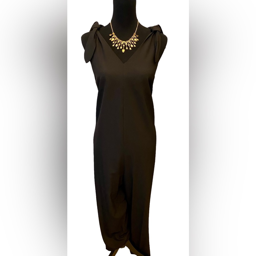 Alex Marie Maternity Jumpsuit, Black, Size 6 - Picture 3 of 10